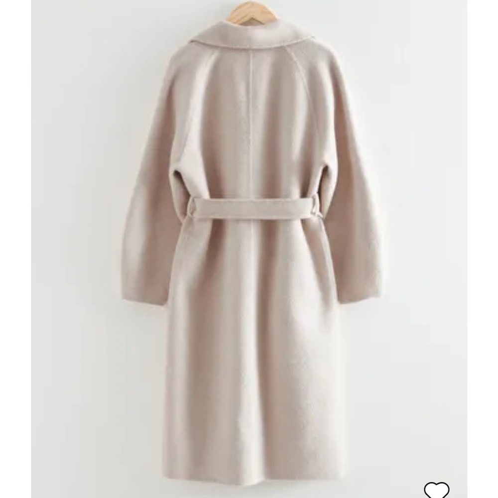 & Other Stories NWOT Oversized Belted Coat size M - Picture 5 of 15